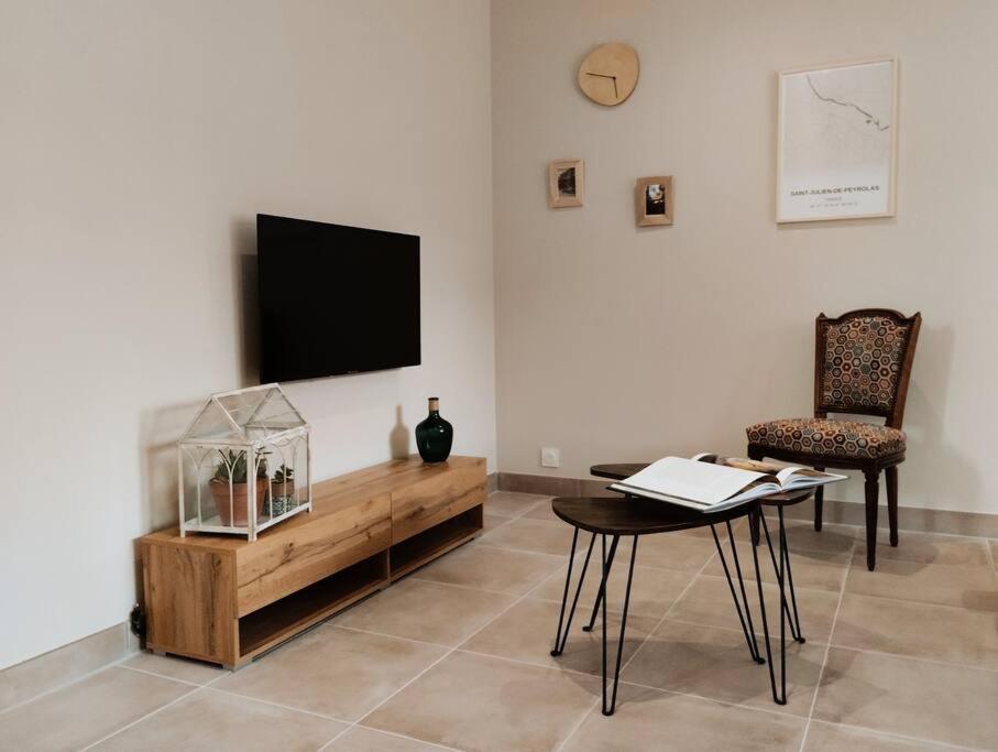 Charmante Maison Avec Jardin Aux Portes Des Gorges De L'Ardeche Saint-Julien-de-Peyrolas Ngoại thất bức ảnh