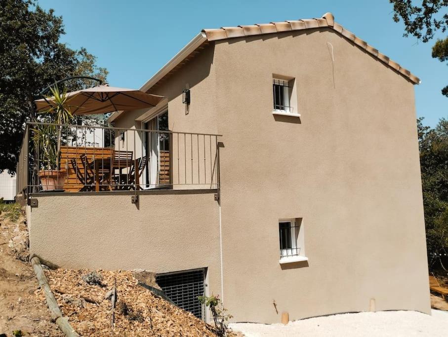 Charmante Maison Avec Jardin Aux Portes Des Gorges De L'Ardeche Saint-Julien-de-Peyrolas Ngoại thất bức ảnh
