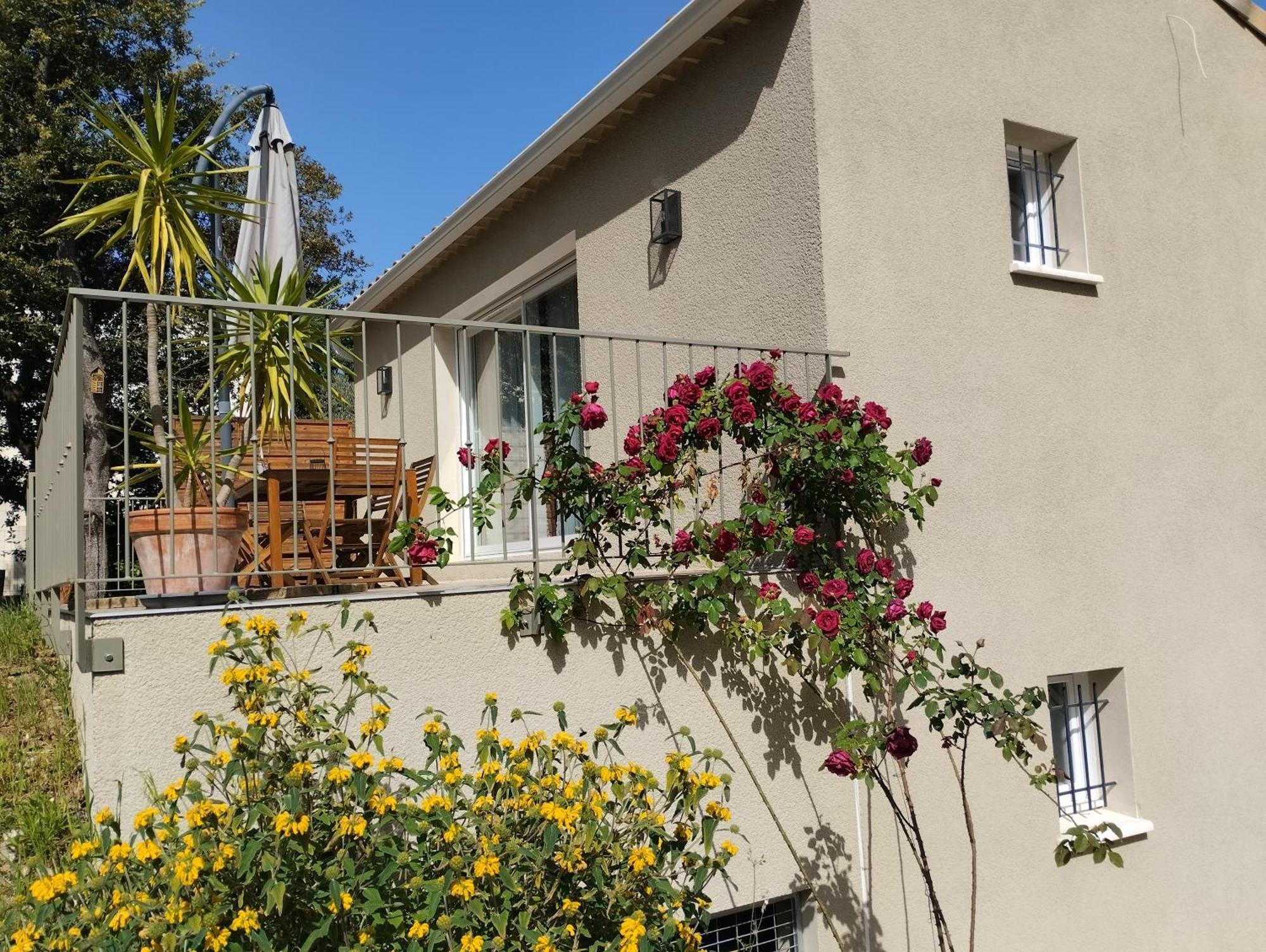 Charmante Maison Avec Jardin Aux Portes Des Gorges De L'Ardeche Saint-Julien-de-Peyrolas Ngoại thất bức ảnh